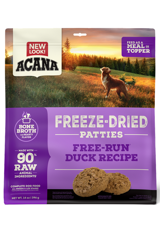 Freeze-Dried Patties, Free-Run Duck Recipe